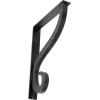 imageEkena Millwork BKTM01X10X12SAS 1 12Inch W x 10Inch D x 12Inch H Ashford Single Wrought Iron BracketAntiqued Silver