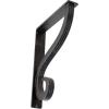 imageEkena Millwork BKTM01X10X12SAS 1 12Inch W x 10Inch D x 12Inch H Ashford Single Wrought Iron BracketAntiqued Silver