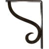 imageEkena Millwork BKTM01X10X12SAS 1 12Inch W x 10Inch D x 12Inch H Ashford Single Wrought Iron BracketAntiqued Warm Silver