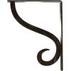 imageEkena Millwork BKTM01X10X12SAS 1 12Inch W x 10Inch D x 12Inch H Ashford Single Wrought Iron BracketAntiqued Warm Silver