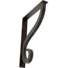 imageEkena Millwork BKTM01X10X12SAS 1 12Inch W x 10Inch D x 12Inch H Ashford Single Wrought Iron BracketAntiqued Warm Silver