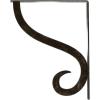 imageEkena Millwork BKTM01X10X12SAS 1 12Inch W x 10Inch D x 12Inch H Ashford Single Wrought Iron BracketAntiqued Warm Silver