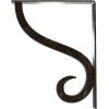 imageEkena Millwork BKTM01X10X12SAS 1 12Inch W x 10Inch D x 12Inch H Ashford Single Wrought Iron BracketAntiqued Warm Silver