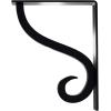 imageEkena Millwork BKTM01X10X12SAS 1 12Inch W x 10Inch D x 12Inch H Ashford Single Wrought Iron BracketPowder Coated Black