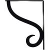 imageEkena Millwork BKTM01X10X12SAS 1 12Inch W x 10Inch D x 12Inch H Ashford Single Wrought Iron BracketPowder Coated Black