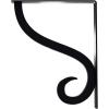 imageEkena Millwork BKTM01X10X12SAS 1 12Inch W x 10Inch D x 12Inch H Ashford Single Wrought Iron BracketPowder Coated Black