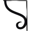 imageEkena Millwork BKTM01X10X12SAS 1 12Inch W x 10Inch D x 12Inch H Ashford Single Wrought Iron BracketPowder Coated Black