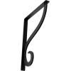 imageEkena Millwork BKTM01X10X12SAS 1 12Inch W x 10Inch D x 12Inch H Ashford Single Wrought Iron BracketPowder Coated Black