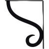 imageEkena Millwork BKTM01X10X12SAS 1 12Inch W x 10Inch D x 12Inch H Ashford Single Wrought Iron BracketPowder Coated Black