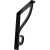 imageEkena Millwork BKTM01X10X12SAS 1 12Inch W x 10Inch D x 12Inch H Ashford Single Wrought Iron BracketPowder Coated Black
