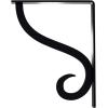 imageEkena Millwork BKTM01X10X12SAS 1 12Inch W x 10Inch D x 12Inch H Ashford Single Wrought Iron BracketPowder Coated Black