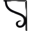 imageEkena Millwork BKTM01X10X12SAS 1 12Inch W x 10Inch D x 12Inch H Ashford Single Wrought Iron BracketPowder Coated Black