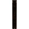 imageEkena Millwork BKTM01X10X12STN 1 2 W x 10 D x 12 H Tristan Wrought Iron Bracket Single Center BraceAntiqued Bronze
