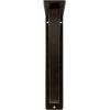 imageEkena Millwork BKTM01X10X12STN 1 2 W x 10 D x 12 H Tristan Wrought Iron Bracket Single Center BraceAntiqued Bronze
