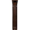 imageEkena Millwork BKTM01X10X12STN 1 2 W x 10 D x 12 H Tristan Wrought Iron Bracket Single Center BraceAntiqued Copper