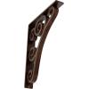 imageEkena Millwork BKTM01X10X12STN 1 2 W x 10 D x 12 H Tristan Wrought Iron Bracket Single Center BraceAntiqued Copper