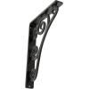 imageEkena Millwork BKTM01X10X12STN 1 2 W x 10 D x 12 H Tristan Wrought Iron Bracket Single Center BraceAntiqued Silver