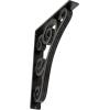 imageEkena Millwork BKTM01X10X12STN 1 2 W x 10 D x 12 H Tristan Wrought Iron Bracket Single Center BraceAntiqued Silver