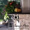 imageEkena Millwork BKTM01X10X12STN 1 2 W x 10 D x 12 H Tristan Wrought Iron Bracket Single Center BraceAntiqued Silver