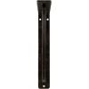imageEkena Millwork BKTM01X10X12STN 1 2 W x 10 D x 12 H Tristan Wrought Iron Bracket Single Center BraceAntiqued Warm Silver