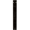 imageEkena Millwork BKTM01X10X12STN 1 2 W x 10 D x 12 H Tristan Wrought Iron Bracket Single Center BraceAntiqued Warm Silver