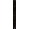 imageEkena Millwork BKTM01X10X12STN 1 2 W x 10 D x 12 H Tristan Wrought Iron Bracket Single Center BraceAntiqued Warm Silver