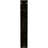imageEkena Millwork BKTM01X10X12STN 1 2 W x 10 D x 12 H Tristan Wrought Iron Bracket Single Center BraceAntiqued Warm Silver
