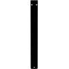 imageEkena Millwork BKTM01X10X12STN 1 2 W x 10 D x 12 H Tristan Wrought Iron Bracket Single Center BracePowder Coated Black