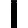 imageEkena Millwork BKTM01X10X12STN 1 2 W x 10 D x 12 H Tristan Wrought Iron Bracket Single Center BracePowder Coated Black