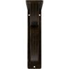 imageEkena Millwork BKTM01X10X12SVE 1 2 W x 10 D x 12 H Versailles Wrought Iron Bracket Single Center BraceAntiqued Brass