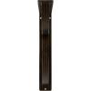 imageEkena Millwork BKTM01X10X12SVE 1 2 W x 10 D x 12 H Versailles Wrought Iron Bracket Single Center BraceAntiqued Brass