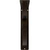 imageEkena Millwork BKTM01X10X12SVE 1 2 W x 10 D x 12 H Versailles Wrought Iron Bracket Single Center BraceAntiqued Brass