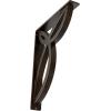 imageEkena Millwork BKTM01X10X12SVE 1 2 W x 10 D x 12 H Versailles Wrought Iron Bracket Single Center BraceAntiqued Bronze