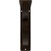imageEkena Millwork BKTM01X10X12SVE 1 2 W x 10 D x 12 H Versailles Wrought Iron Bracket Single Center BraceAntiqued Bronze