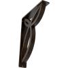 imageEkena Millwork BKTM01X10X12SVE 1 2 W x 10 D x 12 H Versailles Wrought Iron Bracket Single Center BraceAntiqued Bronze