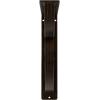 imageEkena Millwork BKTM01X10X12SVE 1 2 W x 10 D x 12 H Versailles Wrought Iron Bracket Single Center BraceAntiqued Bronze