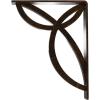 imageEkena Millwork BKTM01X10X12SVE 1 2 W x 10 D x 12 H Versailles Wrought Iron Bracket Single Center BraceAntiqued Bronze