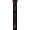 imageEkena Millwork BKTM01X10X12SVE 1 2 W x 10 D x 12 H Versailles Wrought Iron Bracket Single Center BraceAntiqued Bronze