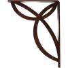 imageEkena Millwork BKTM01X10X12SVE 1 2 W x 10 D x 12 H Versailles Wrought Iron Bracket Single Center BraceAntiqued Copper