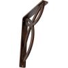 imageEkena Millwork BKTM01X10X12SVE 1 2 W x 10 D x 12 H Versailles Wrought Iron Bracket Single Center BraceAntiqued Copper