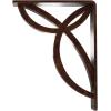 imageEkena Millwork BKTM01X10X12SVE 1 2 W x 10 D x 12 H Versailles Wrought Iron Bracket Single Center BraceAntiqued Copper