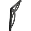 imageEkena Millwork BKTM01X10X12SVE 1 2 W x 10 D x 12 H Versailles Wrought Iron Bracket Single Center BraceAntiqued Silver