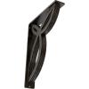 imageEkena Millwork BKTM01X10X12SVE 1 2 W x 10 D x 12 H Versailles Wrought Iron Bracket Single Center BraceAntiqued Warm Silver