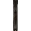 imageEkena Millwork BKTM01X10X12SVE 1 2 W x 10 D x 12 H Versailles Wrought Iron Bracket Single Center BraceAntiqued Warm Silver