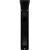 imageEkena Millwork BKTM01X10X12SVE 1 2 W x 10 D x 12 H Versailles Wrought Iron Bracket Single Center BracePowder Coated Black