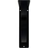 imageEkena Millwork BKTM01X10X12SVE 1 2 W x 10 D x 12 H Versailles Wrought Iron Bracket Single Center BracePowder Coated Black