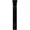 imageEkena Millwork BKTM01X10X12SVE 1 2 W x 10 D x 12 H Versailles Wrought Iron Bracket Single Center BracePowder Coated Black