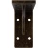 imageEkena Millwork BKTM02X18X06EBHWH Steel Bracket Embrey 2W x 18D x 6 12H Hammered WhiteAntiqued Brass