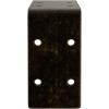 imageEkena Millwork BKTM02X18X06EBHWH Steel Bracket Embrey 2W x 18D x 6 12H Hammered WhiteAntiqued Brass