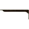 imageEkena Millwork BKTM02X18X06EBHWH Steel Bracket Embrey 2W x 18D x 6 12H Hammered WhiteAntiqued Brass